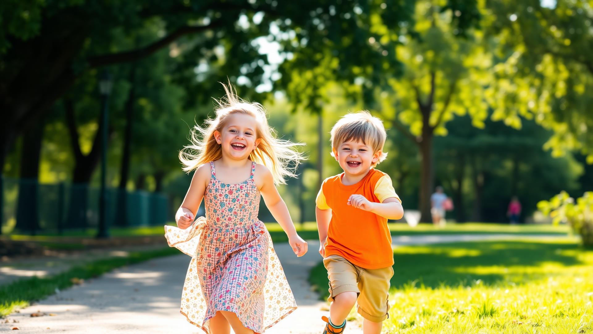 Crianças felizes vestindo Gak Kids